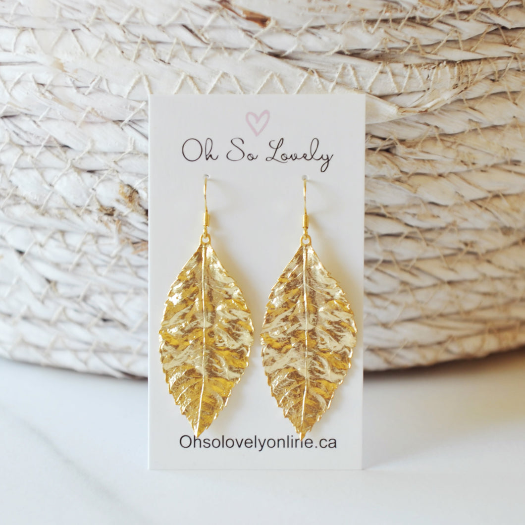 Alani Leaf Earrings