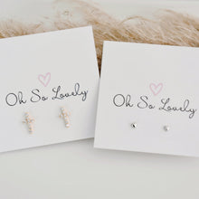 Lettie Tiny Heart Stud Earrings