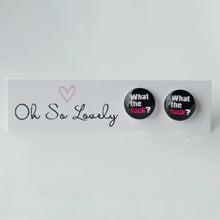 What the f… Stud Earrings