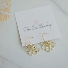 Rosalie Floral Hoop Earrings