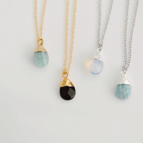 Leilani Water Drop Stone Necklace