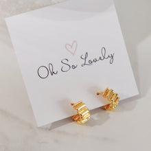Roxanna Ripple hoop earrings