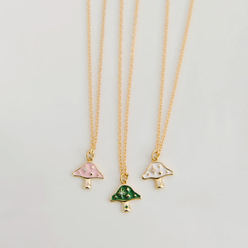 Field Mushroom Necklace