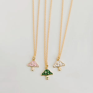 Field Mushroom Necklace
