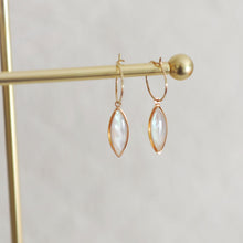 Wilma Mother of Pearl Hoop Earrings