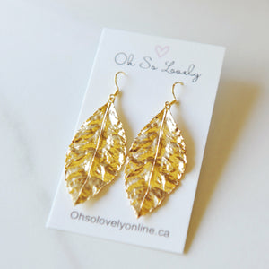 Alani Leaf Earrings