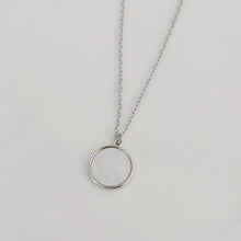 Anna Mother of Pearl Disc Necklace