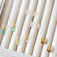 Sutton Enamel Huggie Hoops