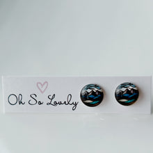 Three Sisters Mountain Stud Earrings