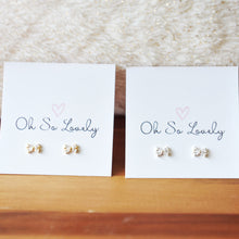 Elsie Crystal Bow Stud Earrings