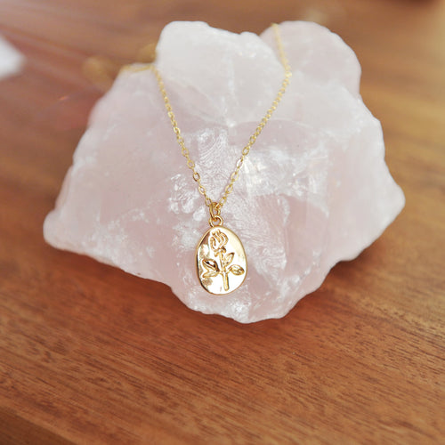 Georgie Rose Pendant Necklace 