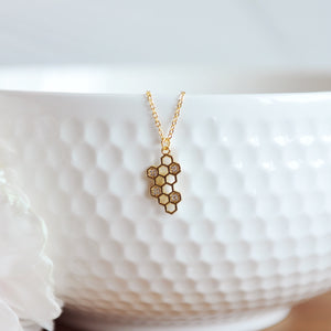 HONEY BEE COMB Necklace