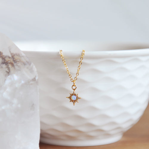 JOSIE Opal Star Necklace