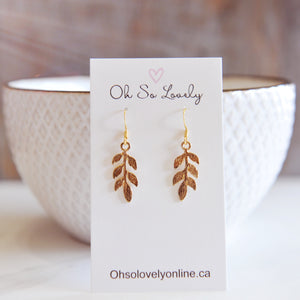 Della Leaf Earrings