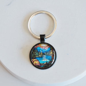 Camping Keychain