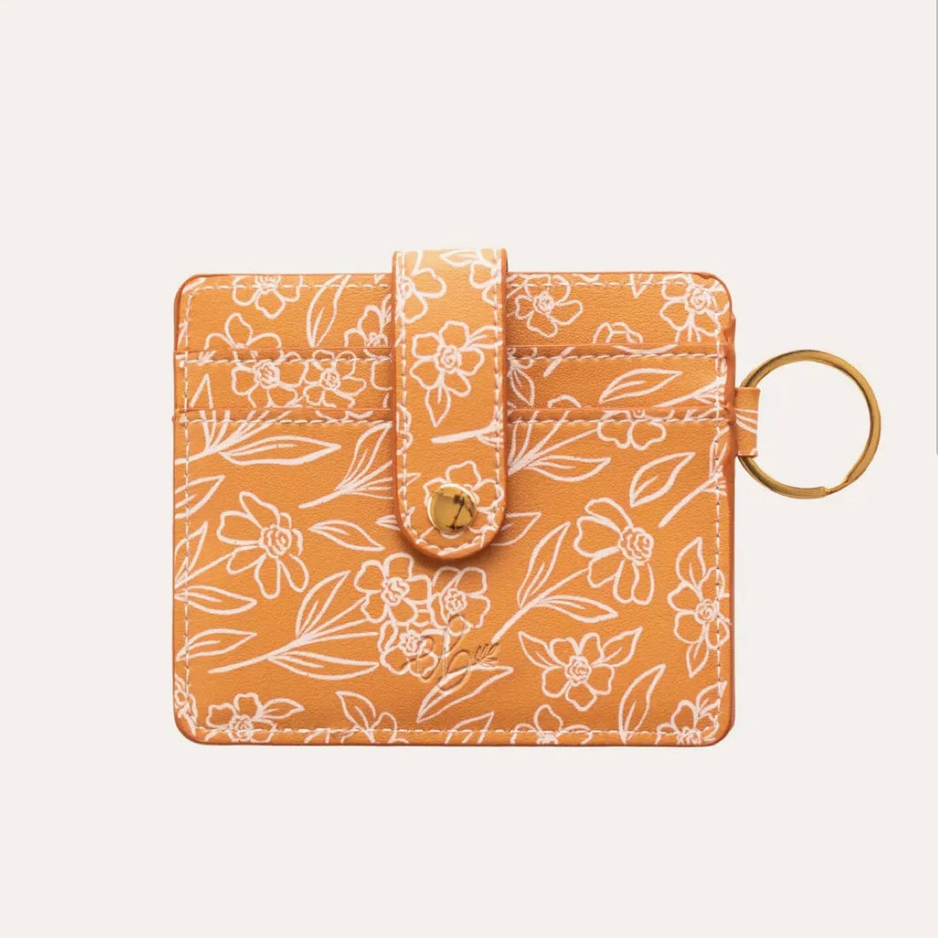 Terracotta Floral Wallet