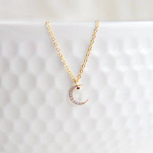 REESE Opal Moon Necklace