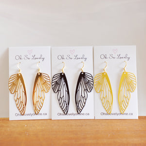 Boho Butterfly Wing Earrings