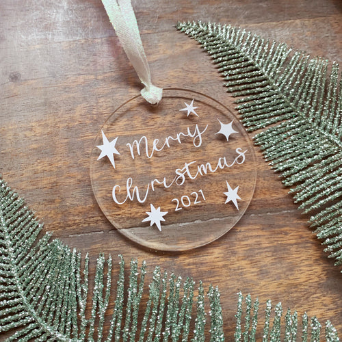 Merry Christmas 2021 Christmas Ornament
