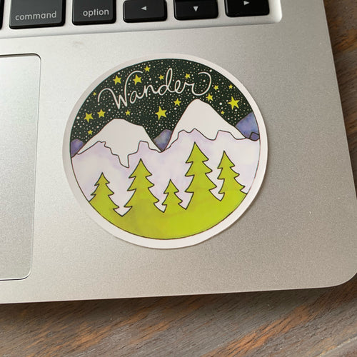 Wander sticker