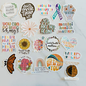 Mental Health Matters Stickers