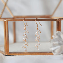 Crystal vine earrings