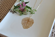 Large Monstera Necklace