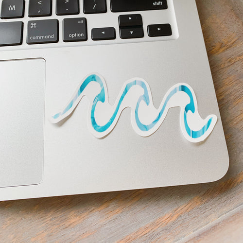 Wave sticker