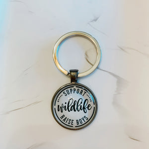 Support Wildlife keychain