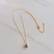 Amazonite Drop Necklace