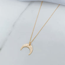 Hammered Crescent Moon