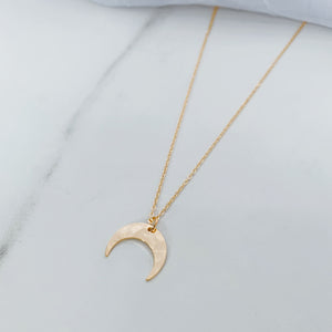 Hammered Crescent Moon