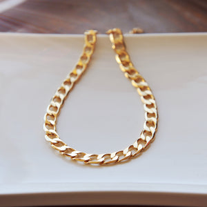 Chunky Flat Link Necklace