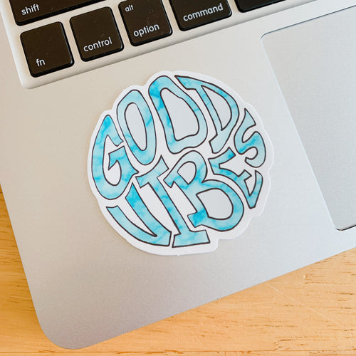 Good vibes sticker