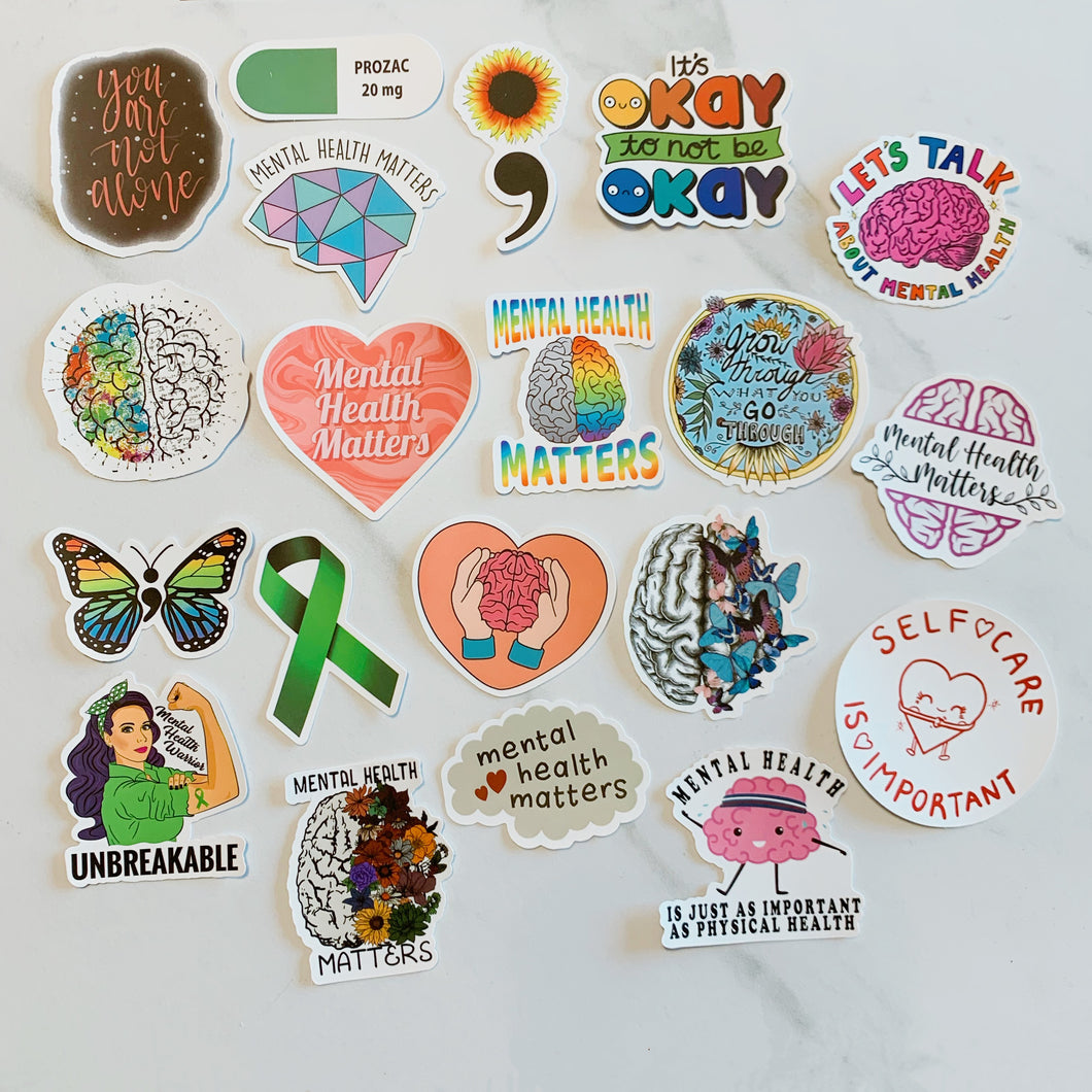 Mental Health Stickers 1