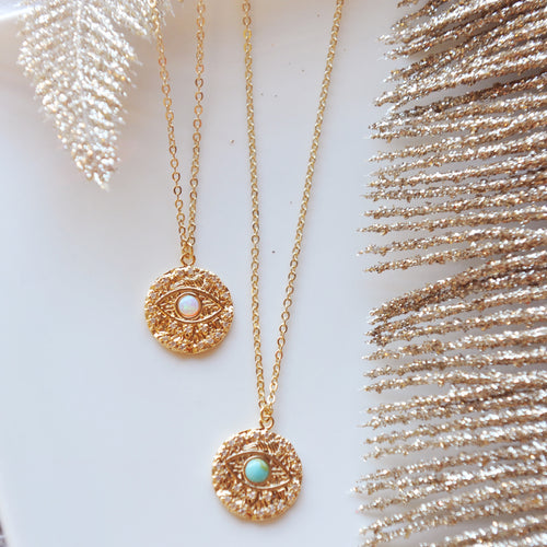Evil eye necklace