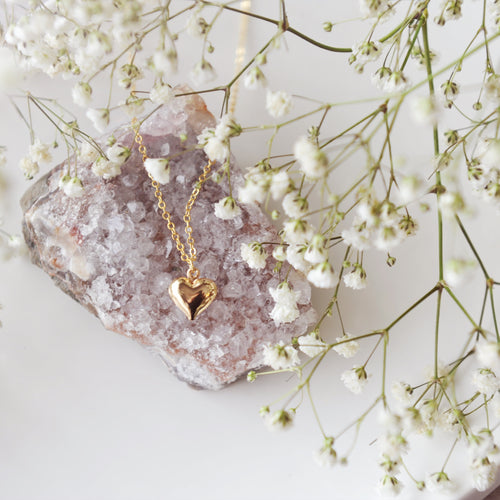 Vida bubble heart necklace