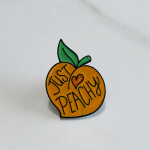 Just Peachy Enamel Pin