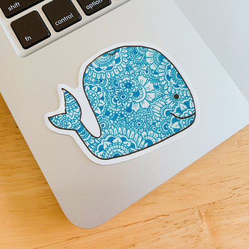 Whale sticker