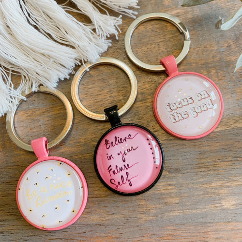 Positivity keychains