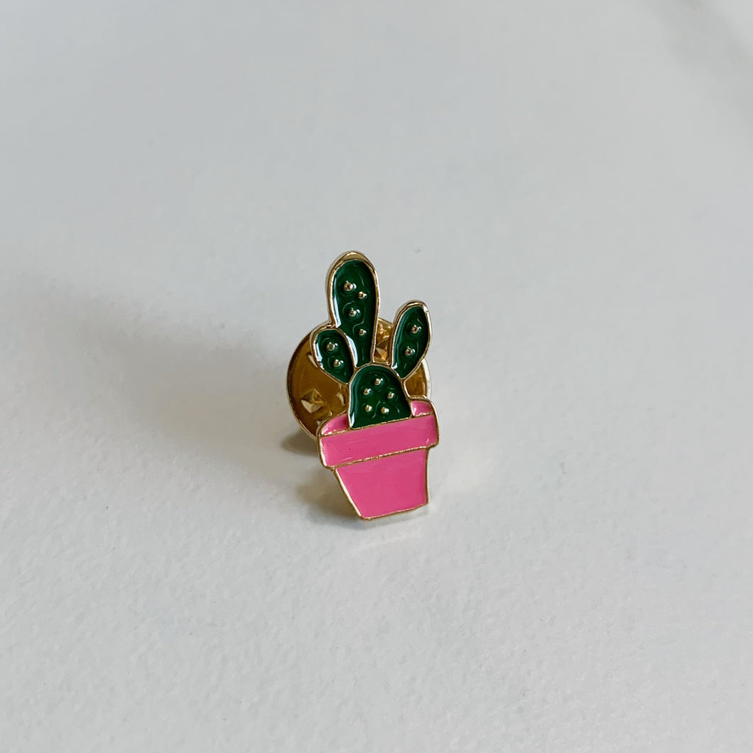 Cactus Enamel Pin 1