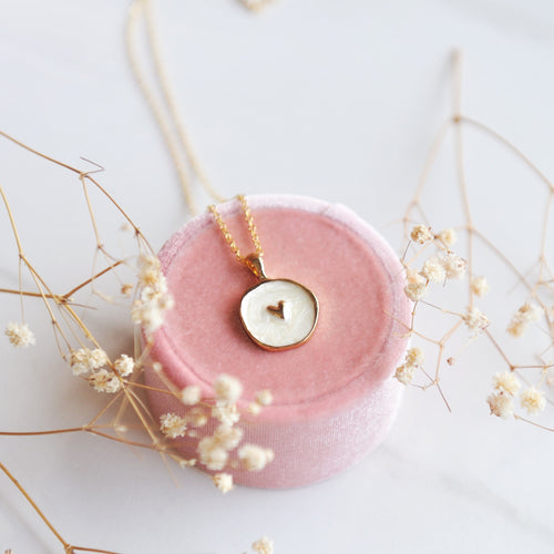 ARIELLA, Sweet Heart Necklace, Pretty Gift for her