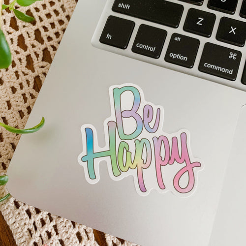 Be Happy Sticker