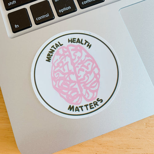 Mental health matters sticker