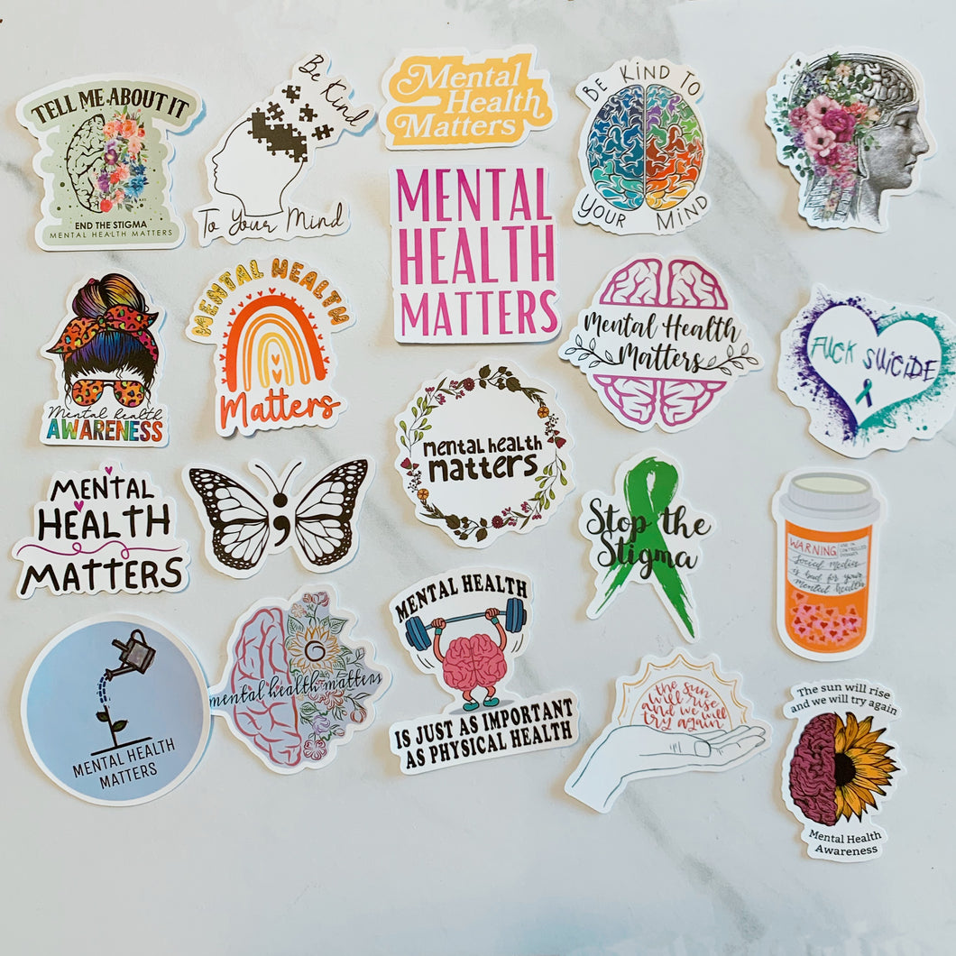 Mental Health Stickers 2