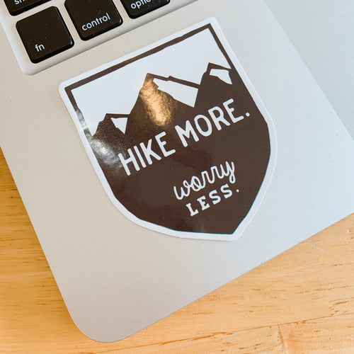 Hike more sticker