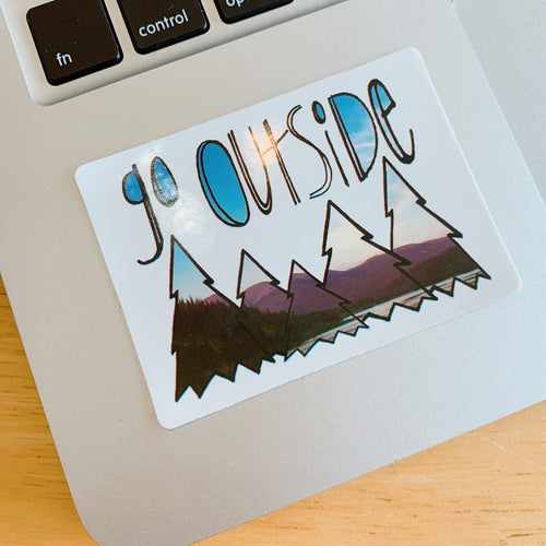 Go outside sticker
