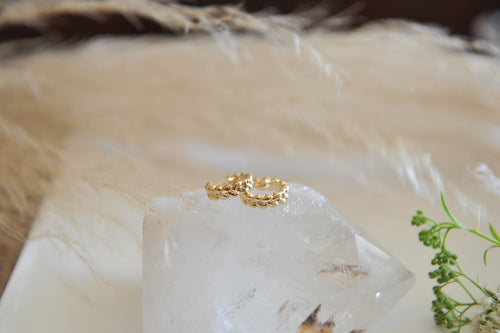 Felicity Braid Huggie Hoop