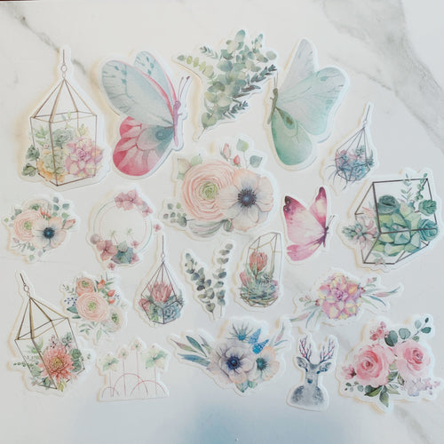 Floral Washi Stickers