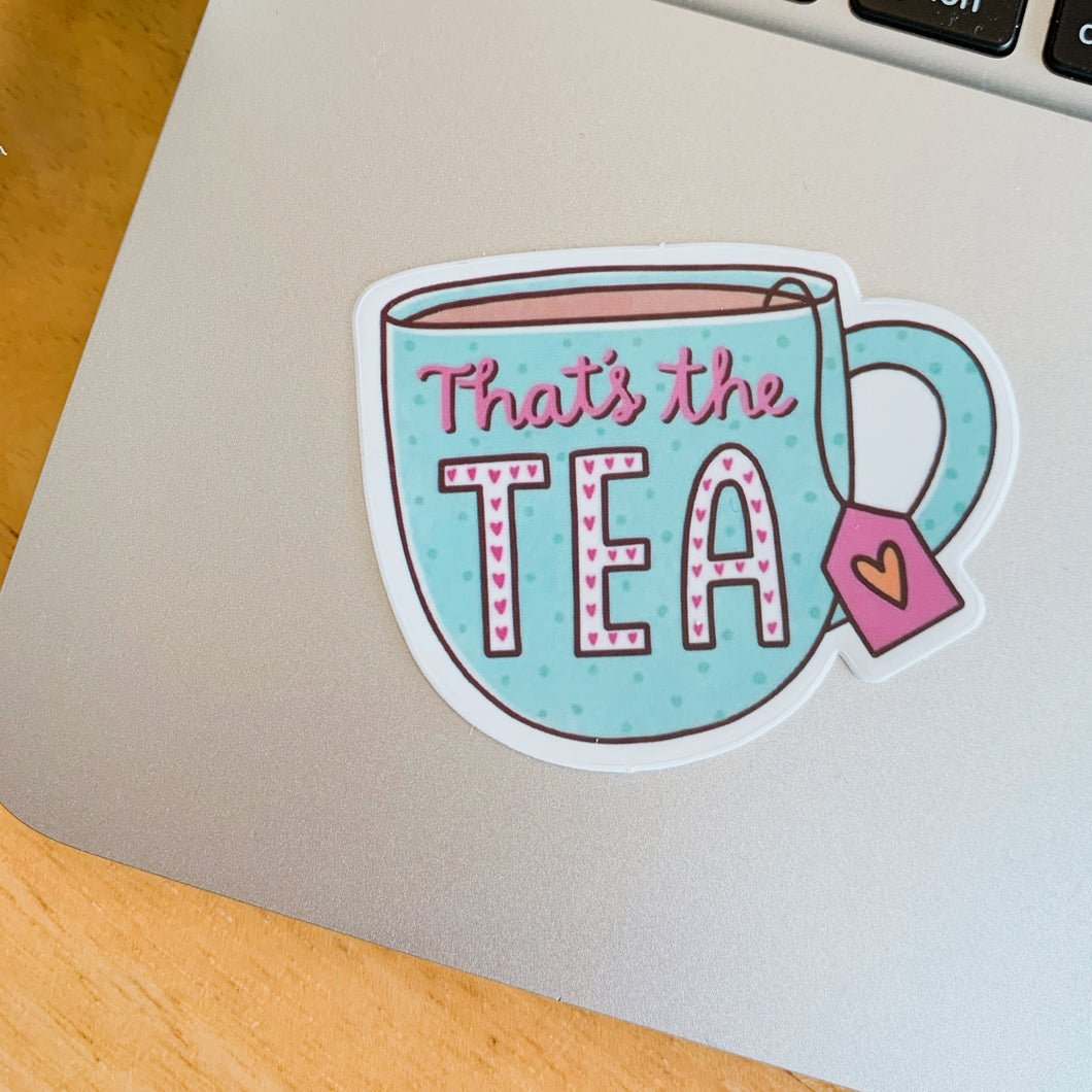 What’s the tea sticker